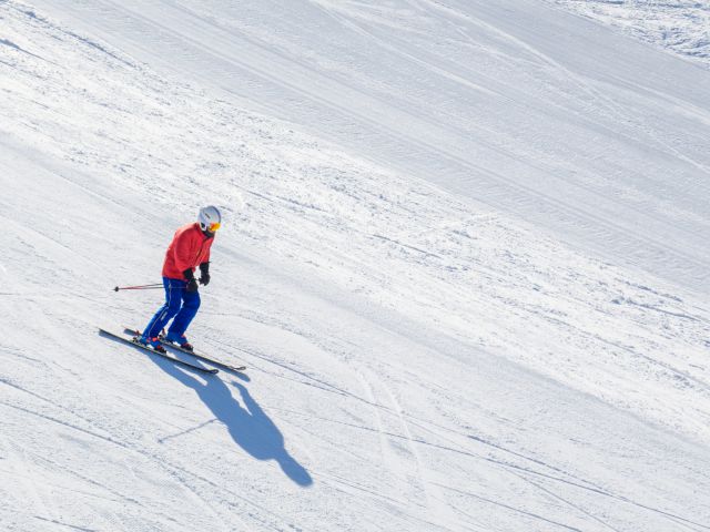 スキー旅行は満足できるまで滑ることができる